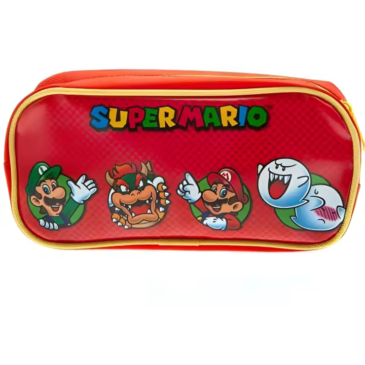 Estuche Escolar Super Mario Círculos y Personajes Pyramid International - 1