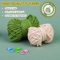 Kit De Inicio Para Crochet De Hoja En Macramé Para Principiantes Con Yarn De Algodón Set De Decoración De Plantas En Maceta - details 9