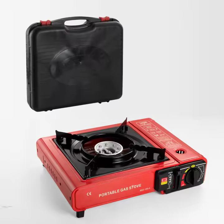 Gas Doble Camping Uso Portátil con Conector para Botella de Gas - 1