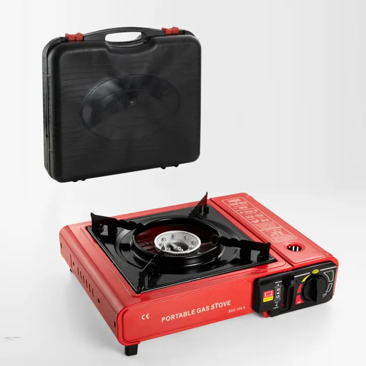 Gas Doble Camping Uso Portátil con Conector para Botella de Gas - 1