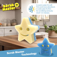 Esponja Multifuncional Scrub Master Sin Arañazos Para Cocina BPA Libre Hecha Con Espuma De Polímero Resistente a Manchas Y Olores - details 0