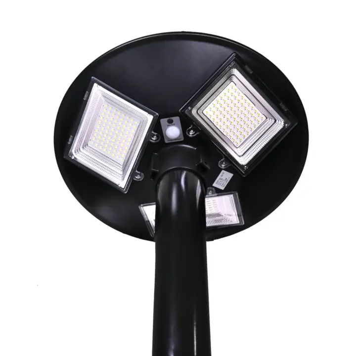 Jandei Farola LED Solar GREEN UFO 1500 Lúmenes 150W - Luz Natural 4200K - IP65 - Panel Solar - Sensor Movimiento - 1
