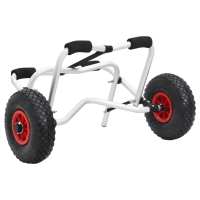 vidaXL Carrito plegable de kayak aluminio 45 kg - details 3