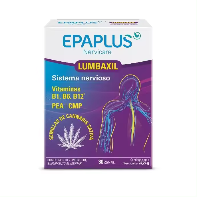 EPAPLUS NERVICARE LUMBAXIL COMPLEMENTO ALIMENTICIO PARA EL SISTEMA NERVIOSO - 1