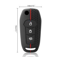 Funda Para Llave De Coche Ford Focus 4 3 MK2 MK4 Fiesta Mondeo Kuga Ecosport Ranger Protector De Llave Auto Material TPU - details 2