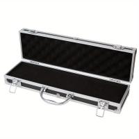 Caja De Herramientas Portátil De Aluminio 14.33x3.93x2.16 Pulgadas Organizador De Utensilios De Metal Contenedor De Almacenamiento Útil Para El Hogar Y Jardín - details 4