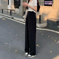 Rimocy Pantalones Anchos De Pierna Para Mujer Estilo Callejero Cintura Alta Moda Trabajo Oficina Pantalones Sueltos Rectos Sólidos Talla Grande Color Negro Beige Caqui - details 13