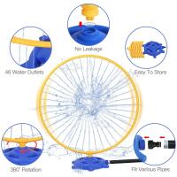 Juguete Deportivo Para Niños Rosca De Rociador Circular Juego Al Aire Libre Para Jardín Piscina Con Sprinkler Rotativo - details 9