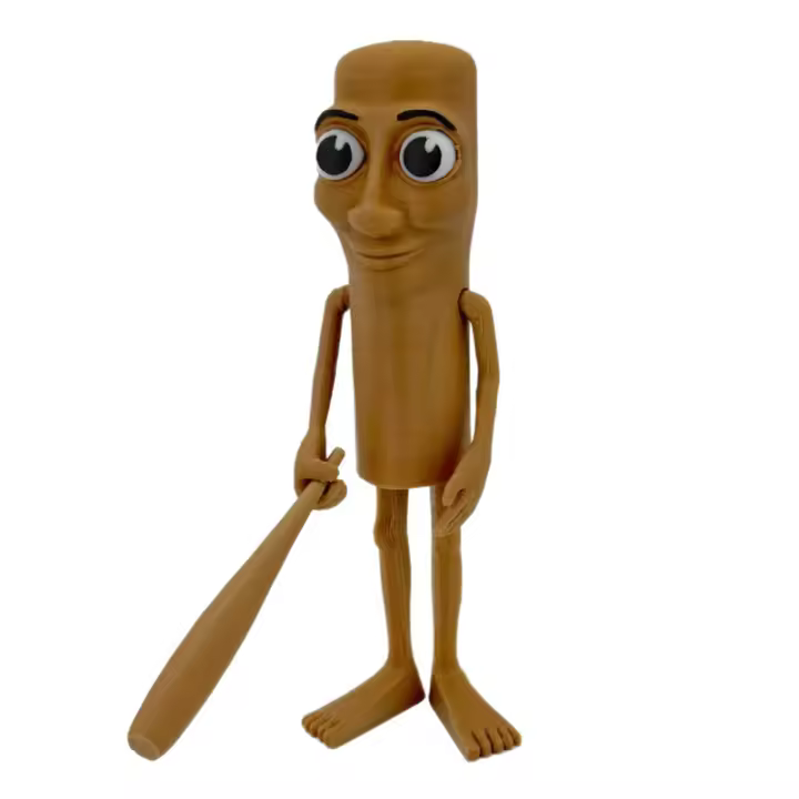 Figura De Dibujos Animados 3D De Tiburón Tung Tung Tung Decoración De Escritorio Articulada Regalo De Navidad Ornamento De Juguete Para Adultos - 1