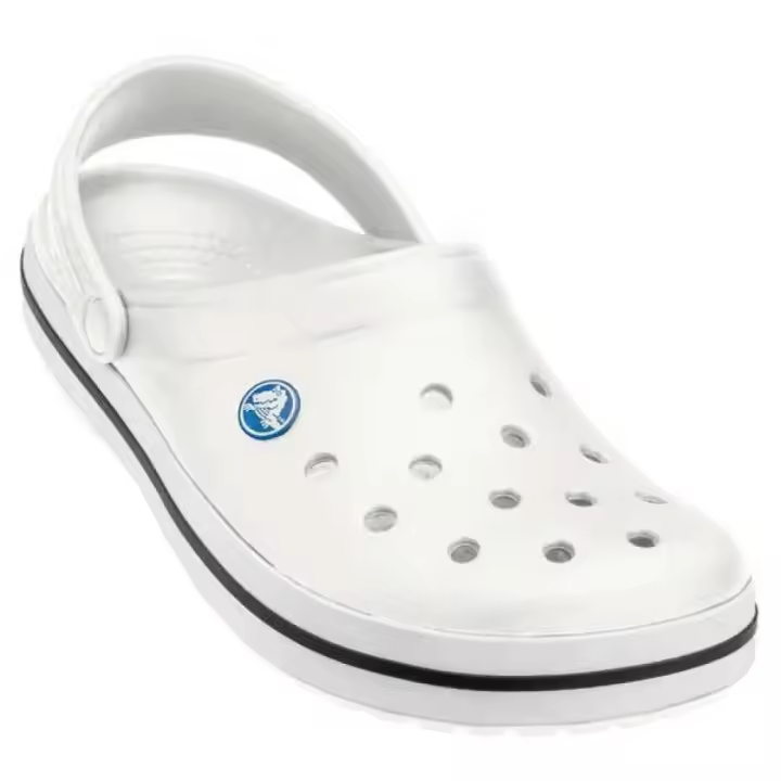 Crocs Zuecos Crocband Blanco Unisex Adulto - 1