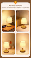 Lámpara De Mesa LED Estilo Japonés Retro Para Iluminación Interior De Dormitorio Y Sala De Estar Decoración De Noche Y Escritorio Luz De Mesa Incluye Bombillas Fuente De Alimentación AC 90-260V - details 10