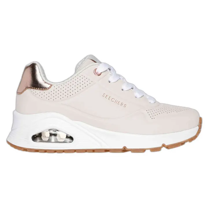 Zapatos marca Skechers modelo 310545Lnat para junior en color beig - 1