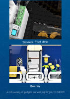 Bloques De Construcción Miniatura Villa Europea En El Mercado Callejón Juguete Educativo Para Niños Modelo De Luz Escena Arquitectónica Regalo Ideal Para Edad 6-12 Años - details 4