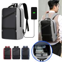 Mochila Impermeable para Hombre, Morral Antirrobo con Luz Trasera, Informal, Bolsa de Viaje, Ordenador Portátil de 15.6 Pulgadas, Accesorio de Negocios - details 2