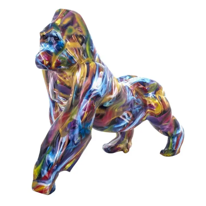 Signes Grimalt By SIGRIS Figura de Mono Multicolor de Resina 45*26*26cm 24161 - 1