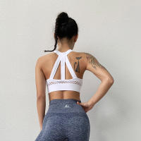 Sujetador Deportivo Grande Para Mujeres Sin Costilla Transpirable Antichoque Para Gimnasio Y Yoga Con Cojinetes En Color Rosa Rojo Blanco Negro Azul Marino - details 2