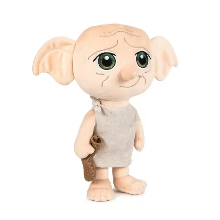 Peluche Harry Potter - 760020782, Dobby con calcetín 29 cm, Tienda con Licencia Oficial - 1