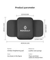 Cubierta De Consola Central En Cuero Multifuncional Para Renault Clio Laguna 2 Megane 2 3 RS Guardia De Mano Accesorios Internos De Coche - details 4
