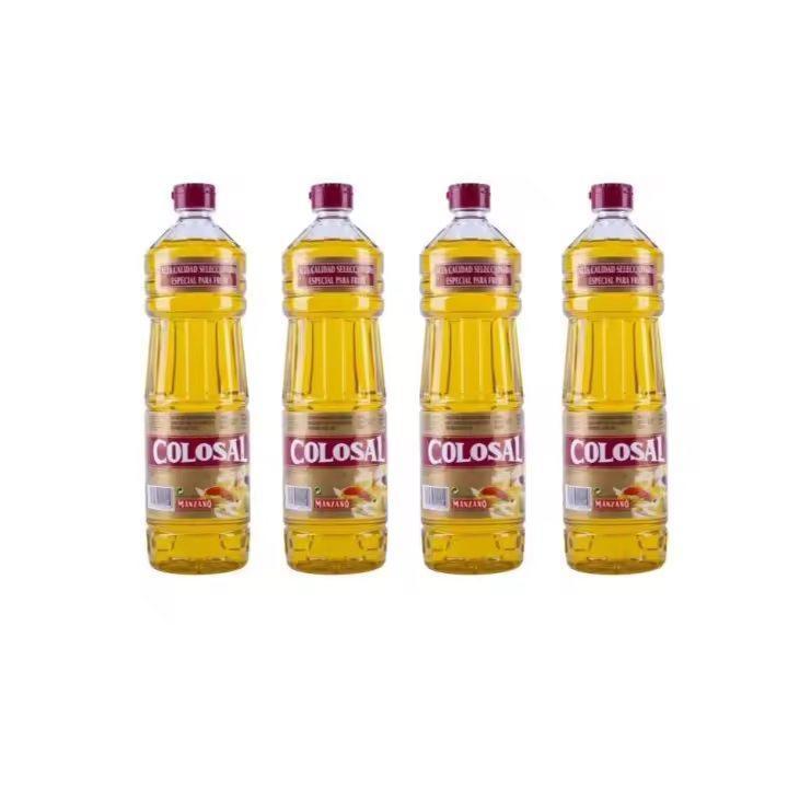 PACK de 4 - Aceites García Molina Aceite Refinado de Semillas - Ideal para Frituras - 1