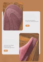Zapatillas De Invierno Unisex Algodón Tacones Plano Antideslizantes Para Hombre Y Mujer Pantuflas De Plush Cálidas Para El Hogar Pareja - details 11