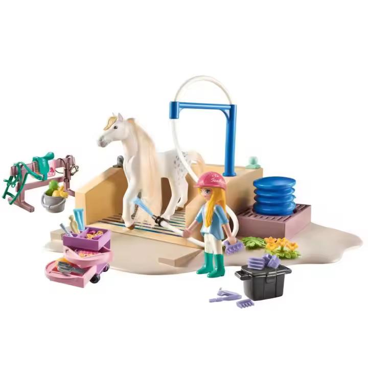 Playmobil Juego De Construcción Set De Limpieza Con Isabella Y Lioness - 1