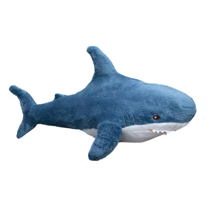 Juguete De Peluche Tiburón 30cm Almohada De Animal Marinos De Alta Calidad Regalo Ideal Para Cumpleaños De Niños Y Niñas Decoración De Fiesta - 1
