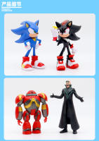 Figura De Acción Sonic El Hedgehog Película Y Televisión PVC Personaje Juguetes Shadow El Hedgehog Cola De Sombrilla Modelo Muñeco Para Coleccionistas - details 3