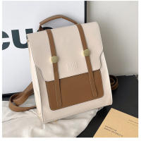 Nuevo bolso de mujer, nueva moda coreana, retro, simple, de color sólido, con hebilla de metal, mochila portátil de nicho - details 6