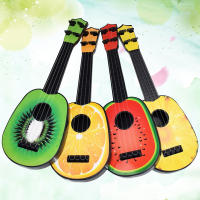 Ukelele De Juguete Simulación De Guitarra Musical Estilo Fruta Con Cuatro Cuerdas Instrumento Musical Educativo Para Niños Montessori - details 1