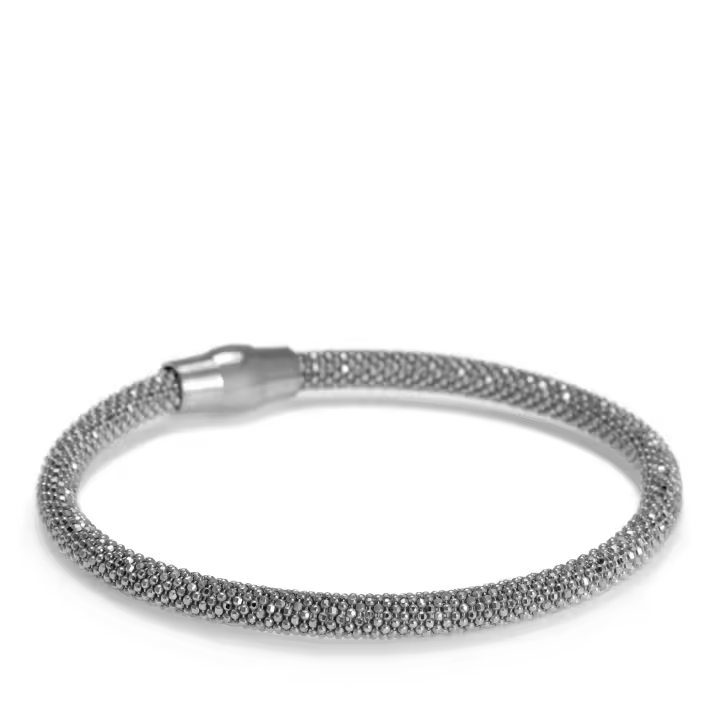 FIRENZE SILVER Pulsera de hilos de Plata de Ley 925  trenzada 0,5x0,5x20 Cm. - 1