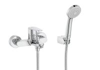 Roca A5A014FC00 Mezclador Baño-Ducha Victoria Plus, ducha de mano, flexible de 1,70 m. y soporte de ducha articulado, Cromado - details 0
