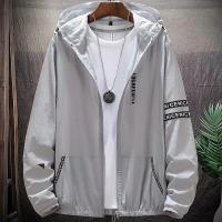 Chaqueta De Motorista Casual Para Hombre Verano Protección Solar Ultra Ligera Con Capucha Grande Chaqueta De Viento Resistente Talla Grande - details 5