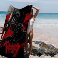 Toalla De Playa Berserk Anime Japonés Absorbente Y Suave Para Niños Regalo Ideal Para Viajes Camping Gimnasio Tamaño 30x60 Cm - details 4