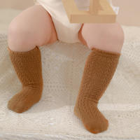 Calcetines De Verano Para Bebés Niñas Largos Hasta La Rodilla Suaves De Algodón Y Malla Para Niños Calcetines De Princesa Hueco En El Medio - details 5