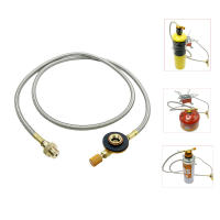 Adaptador De Botella De Propano Para Estufa De Camping Al Aire Libre Convertidor De Tanque De Recarga De Gas Adecuado Para 3-5 Usarios Material Metálico - details 2