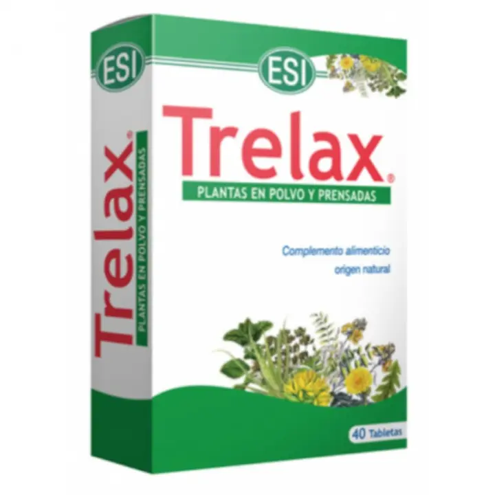ESI TRELAX -  40 Tabletas Complemento Alimenticio Natural con Hinojo para el Cuidado Digestivo - 1