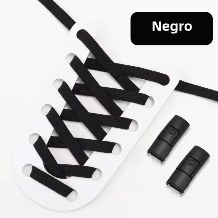 Cordones Elásticos Con Cierre De Presión Sin Cordones Para Zapatos De Adultos Y Niños Coloridos Adecuados Para Zapatillas Y Zapatos Planos Accesorios De Zapatos - 1