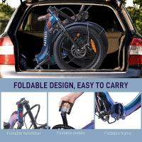 Bicicleta eléctrica Fafrees F20 Pro Neumático grueso de 20 * 3,0 pulgadas Motor sin escobillas de 250 W Velocidad máxima de 25 km / h Engranajes de 7 velocidades con batería de litio extraíble de 36 V 18 AH Alcance máximo de 150 km- Gris - details 7