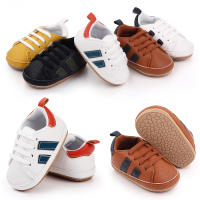 Zapatos Casuales Para Bebés Antideslizantes Y De PU Para Niños Y Niñas Caminar Al Aire Libre Tenis Con Suela De TPR Talla True - details 13