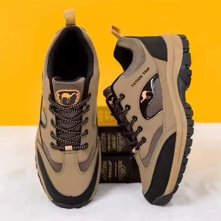 Zapatos De Senderismo Para Hombre Antideslizantes Ligeros Y Confortables Tenis Masculinos De Verano Con Cierre De Lazo Y Lining De Plush - 1