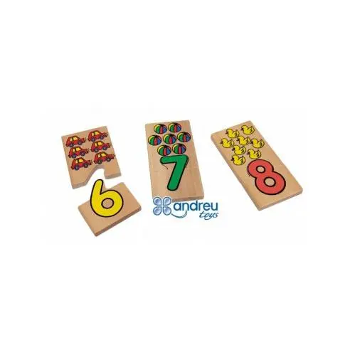 Encaje números madera - Andreu Toys 16241 AT16241 ANDREU TOYS - 1