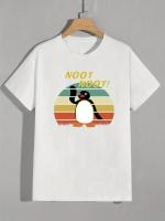 Camiseta De Pato Noot Noot Para Hombre Camiseta De Verano Transpirable Cuello Redondo Manga Corta Casual Para Todo El Día Protección Solar Ligera Y Secado Rápido - details 8