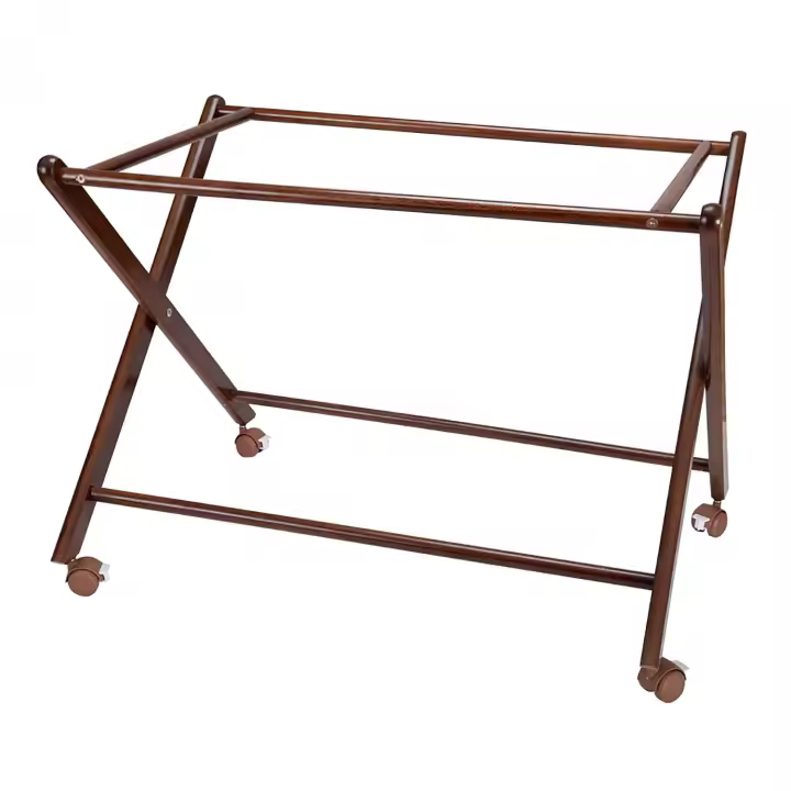 SOPORTE DE TIJERA UNIVERSAL BABYLINE DE MADERA PARA MINICUNA  DE 80X50CM. - 1