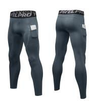 Mallas de compresión para hombre, medias deportivas secas y frescas para correr, pantalones de ciclismo con parte inferior de capa Base para entrenamiento, entrenamiento atlético, gimnasio - details 18