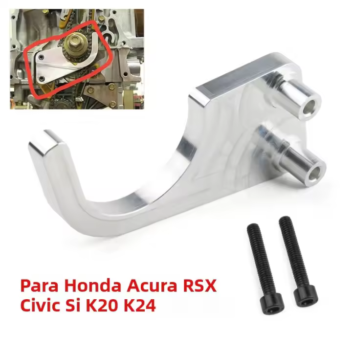 Guía De Cadena De Tiempo Inferior Universal En Aluminio Para K20 K24 K SERIES RSX SI TSX CRV PQY Pieza De Motor De 4 Cilindros - 1