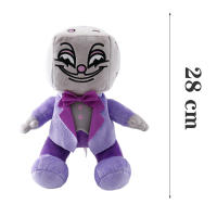 Muñeco De Peluche Cuphead Estilo 13 Mugman El Calice Juguetes De Peluche Suaves Para Niños Regalo De Cumpleaños Y Navidad - details 5