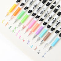 Esto Es Un Set De 12 Bolígrafos De Gel Coloridos Diamante Neutrales Kawaii Cow Para Escuela Y Oficina Regalos Para Amigos Y Estudiantes Suministros Escolares - details 3