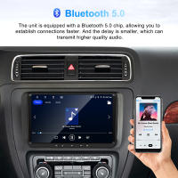 Estéreo De Coche Universal 9 Pulgadas Con Android 11 CarPlay Bluetooth FM Radio GPS Para VW Passat Golf MK5 MK6 Jetta T5 EOS POLO - details 7