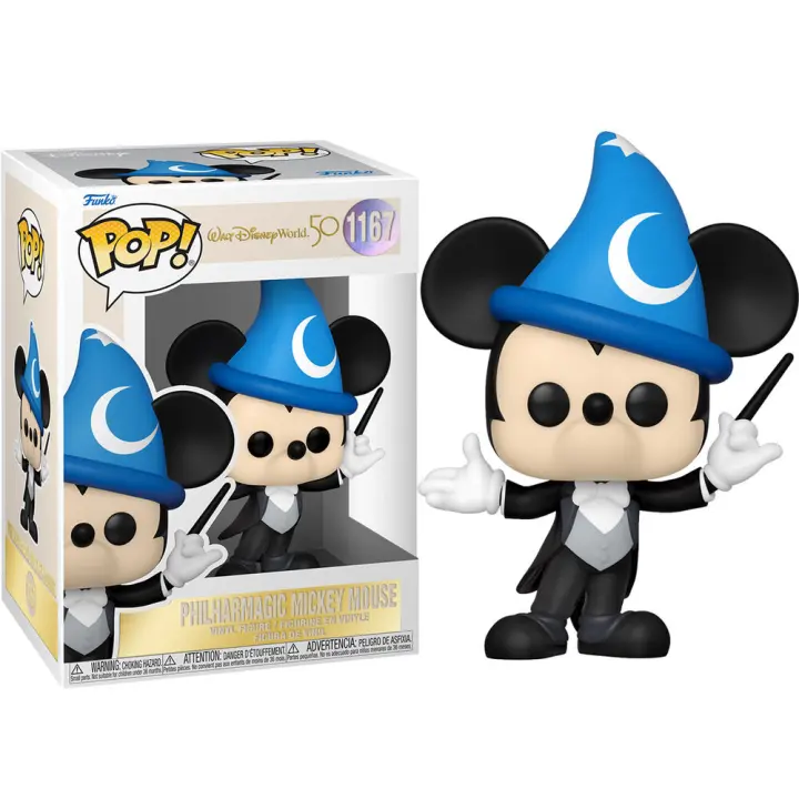 Figura Pop Disney World 50Th Anniversary Philharmagic Mickey-Figura de Vinilo Coleccionable - Idea de Regalo- Mercancia Oficial - Juguetes para Niños y Adultos - Movies Fans - Muñeco para Coleccionistas y Exposición - 1