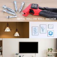 Juego De Tornillos Molly Para Ladrillo Y Pared De Yeso Anclajes De Metal Para Pared Hueca Con Herramienta De Ajuste Y Tornillos Resistentes - details 5